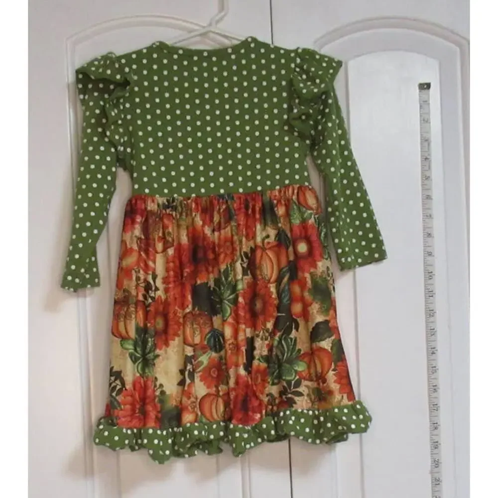 Girls Medium Fall Dress